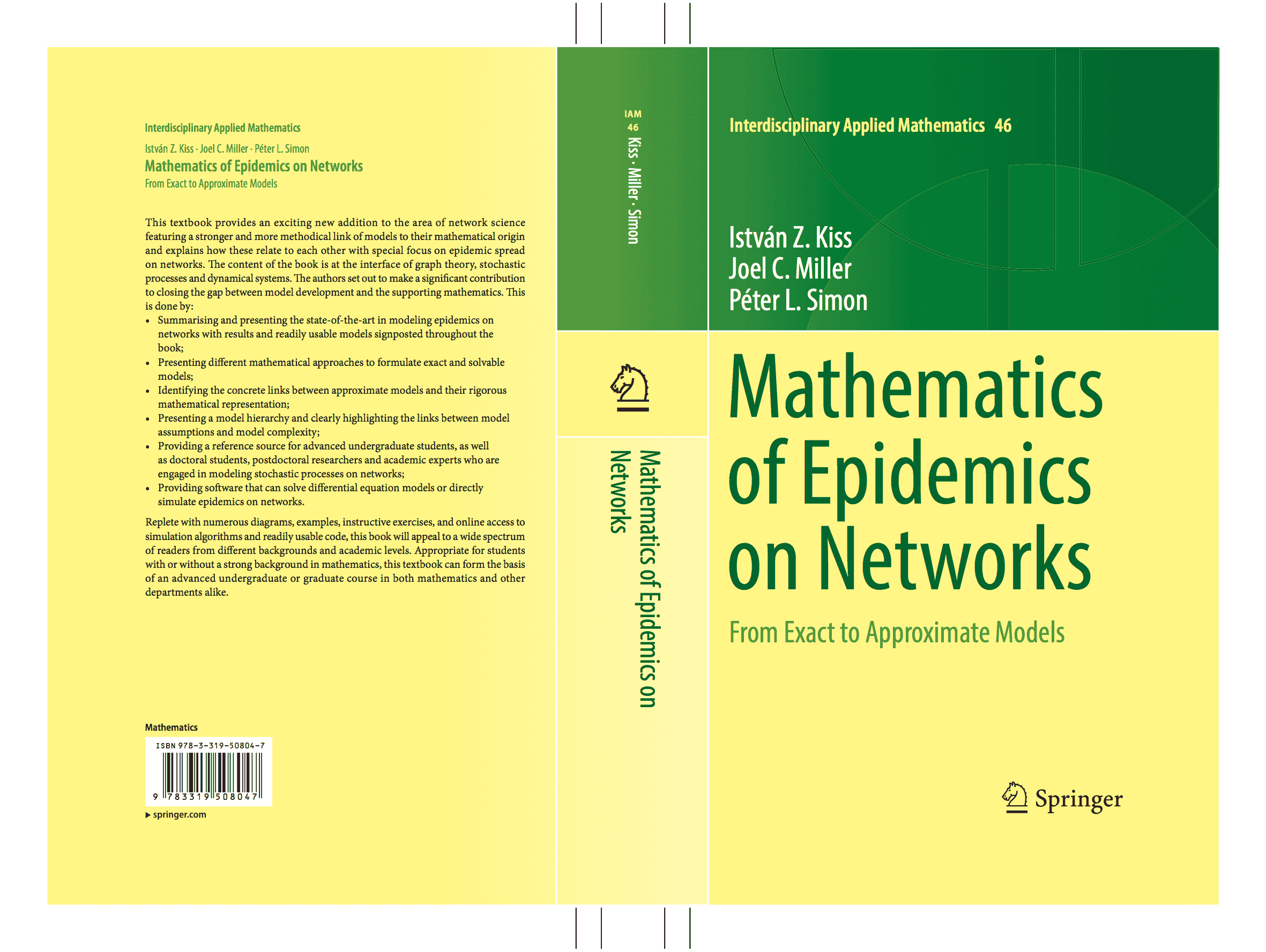 Mathematics of epidemics on networks
