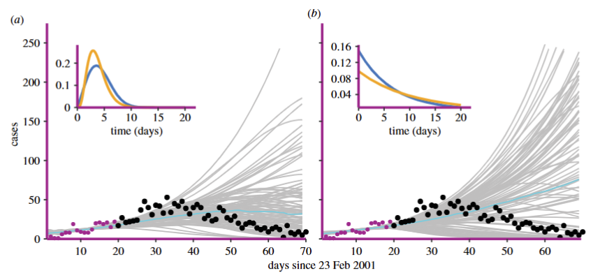 Dynamic survival analysis for non-Markovian epidemic models